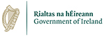 Government of Ireland logo with harp symbol