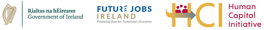 Government of Ireland - future jobs - Human initiatives three logos