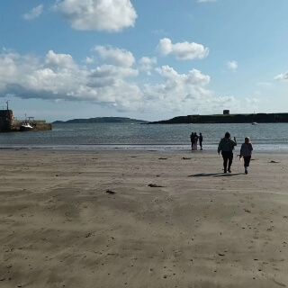 Pacing the beach for facies changes