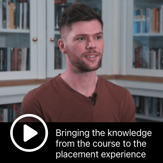 Bringing the knowledge from the course to the placement experience