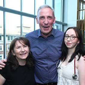 Paula Aherne, Christine Aherne, Michael Aherne.